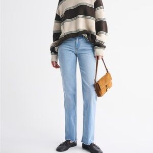 Abercrombie & Fitch Light Blue Straight Leg Jeans